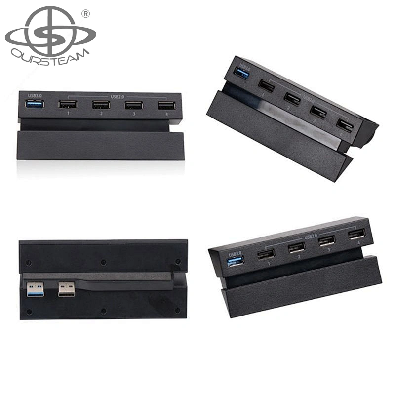Game Accessories 5 Port USB Hub Adapter for PS4 Console