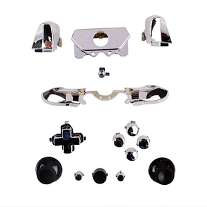 Chrome Replacement ABXY Bumper Trigger Button Set for XBOX One Elite Controller
