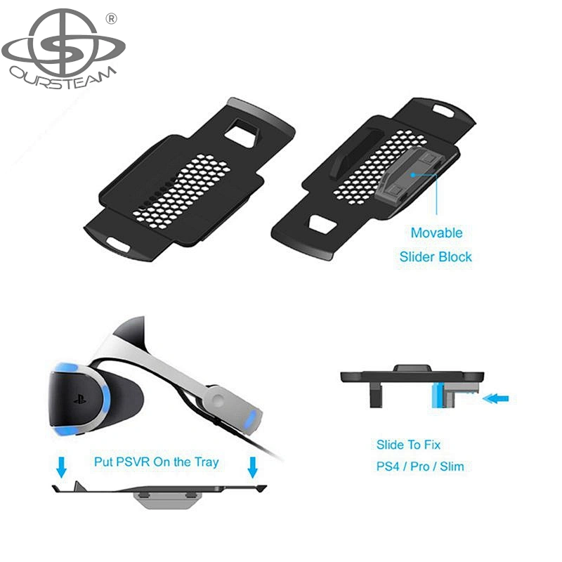 for PS4 VR Dual Charging Dock Multifunction Vertical Stand