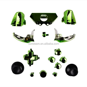 Full Set Chrome Buttons for Xbox One Controller Mod Kit