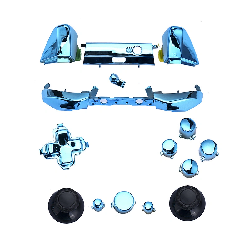 ABS chrome full set buttons for Xbox one S controller Slim Joystick