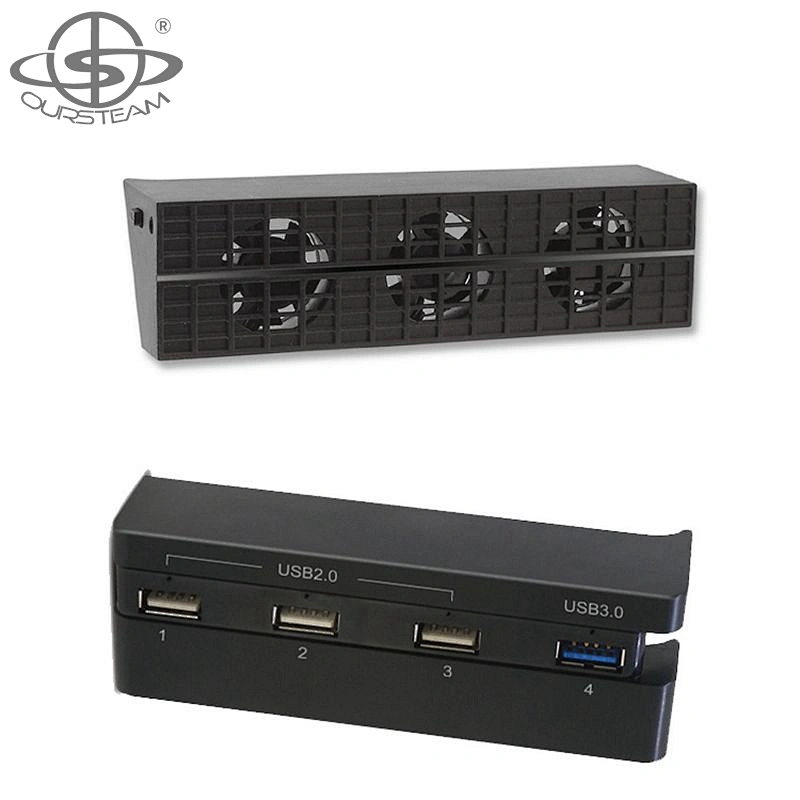 New Product HUB Cooling Fan Stand for PS4 Slim Console