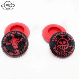 One piece silicone joystick caps for PS4 dualshock 4 controller parts yellow silicon analog