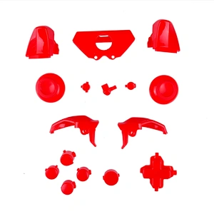 Solid Red Replacement Full Set Controller Buttons for Xbox One Mod Kit