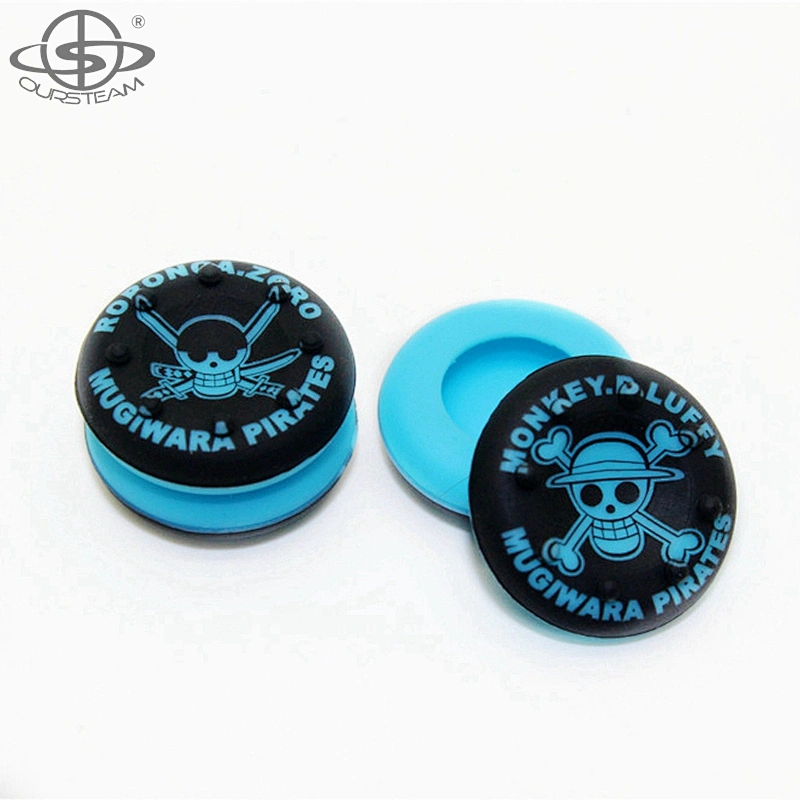 One piece silicone joystick caps for PS4 dualshock 4 controller parts yellow silicon analog