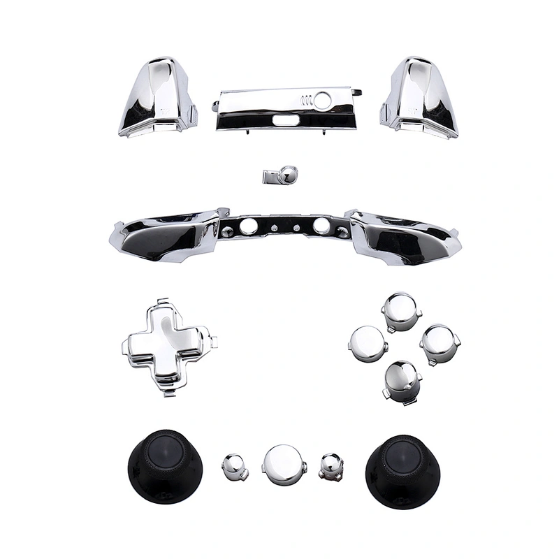 ABS chrome full set buttons for Xbox one S controller Slim Joystick