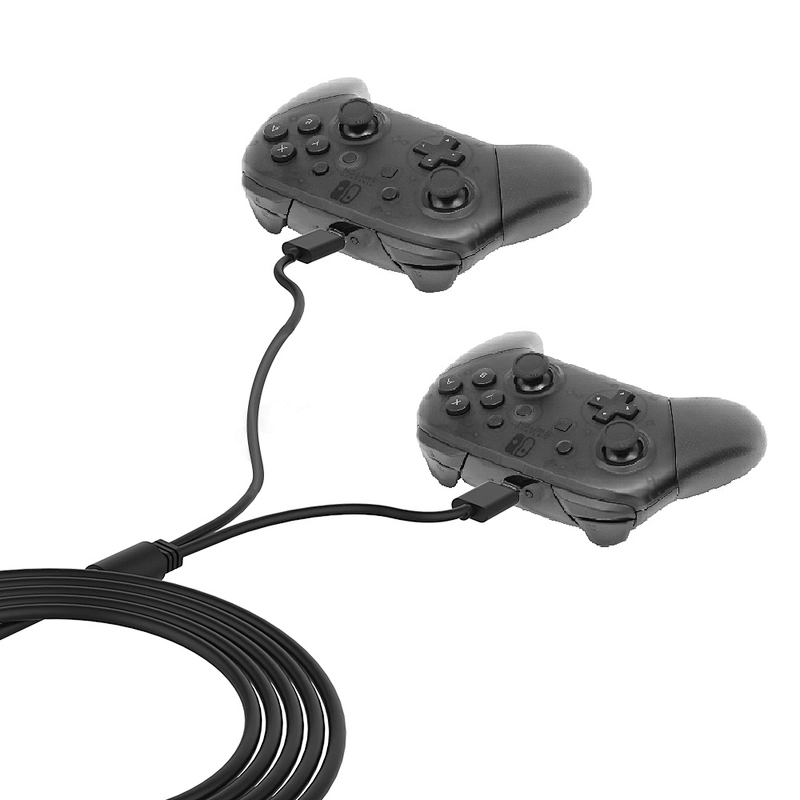 For PS5 Xbox Series X Switch Pro Type-C 2 in 1 charging data cable V.2.0