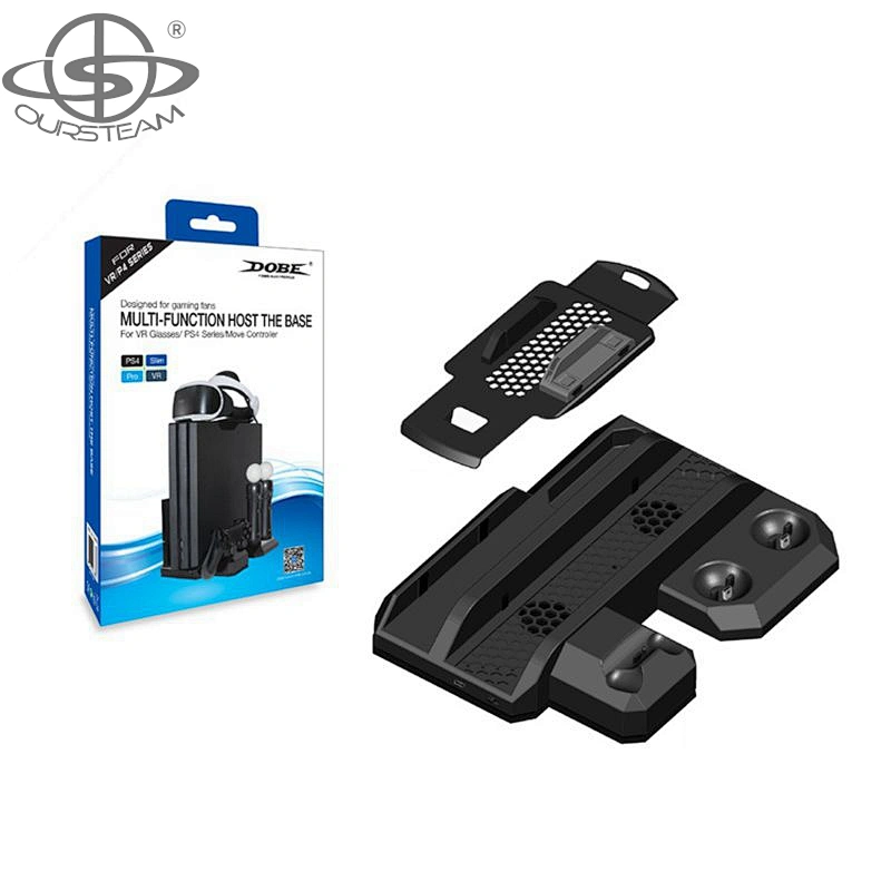 for PS4 VR Dual Charging Dock Multifunction Vertical Stand