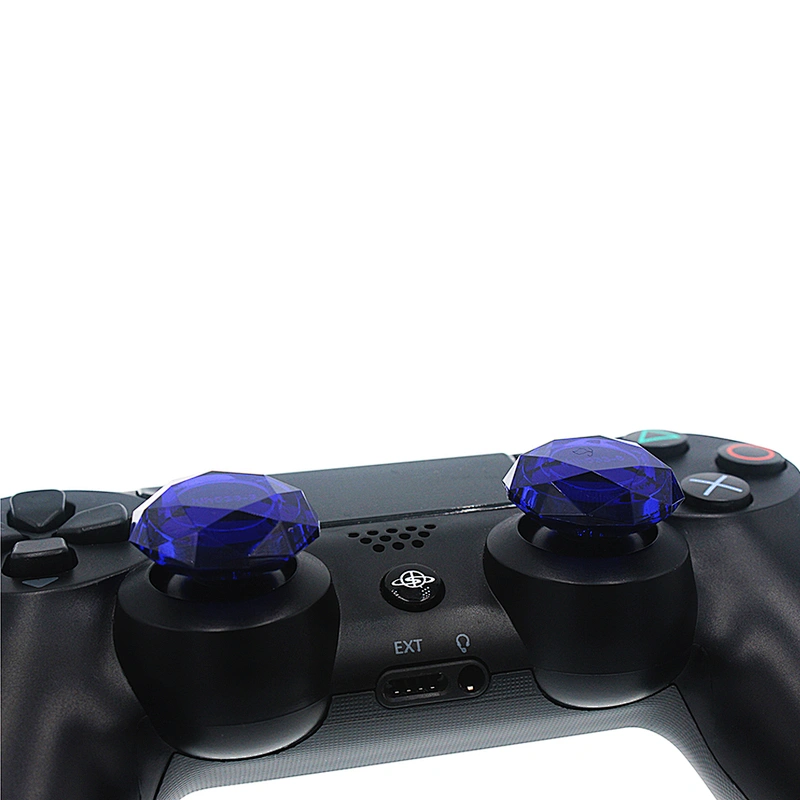 Protective Crystal Thumbstick Grips Cover for PS4 Joystick Controller Analog Rocker
