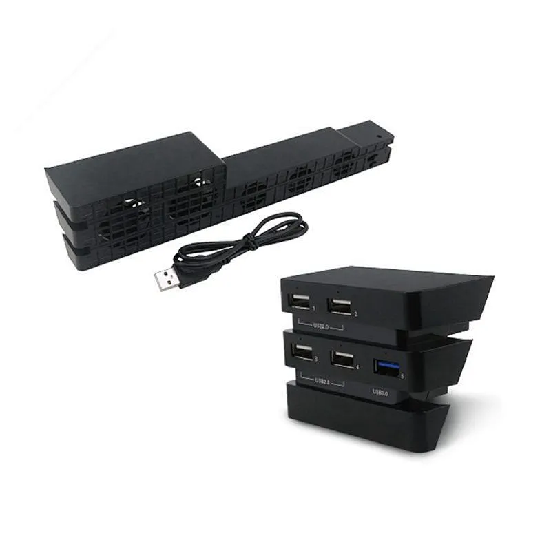 For Playstation 4 pro console for PS4 pro USB HUB Cooling fan