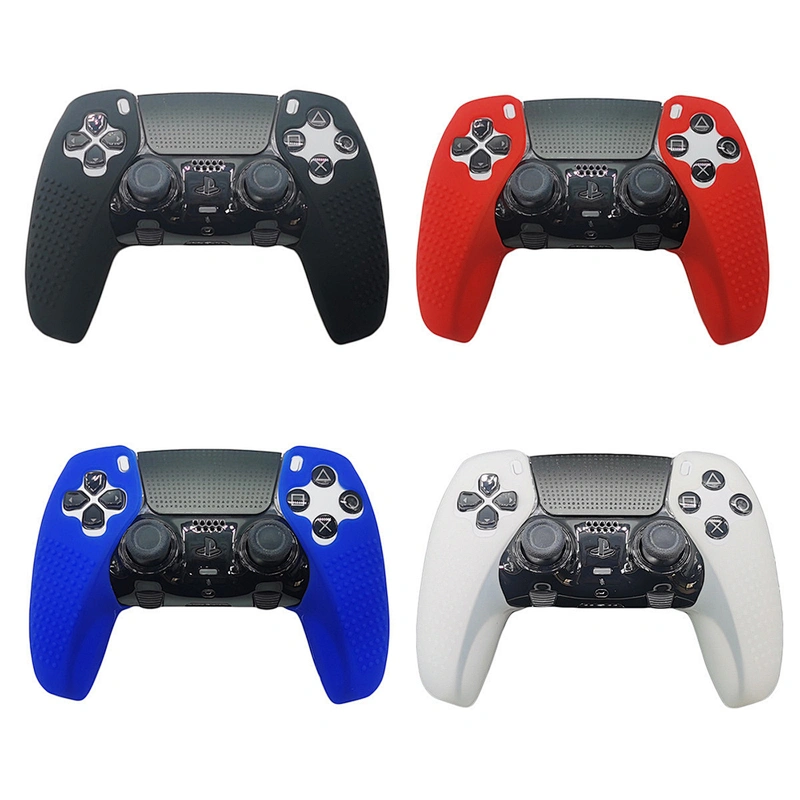 Game Controllers Solid Colors Silicone Cover Skin PS5 Controller Protective Casefor PS5 Edge Controller