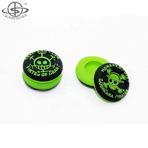 One piece silicone joystick caps for PS4 controller parts yellow silicon analog