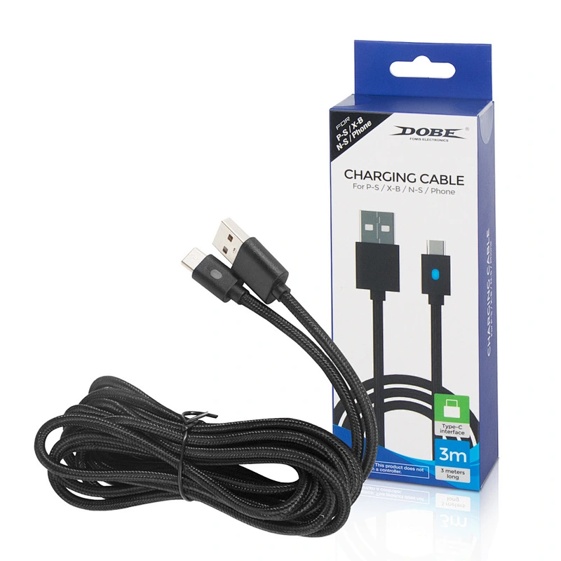 Durable 3M Customized Type C Charging Cable USB Data Cable for PS5 Controller for Switch USB-C Charge Cable