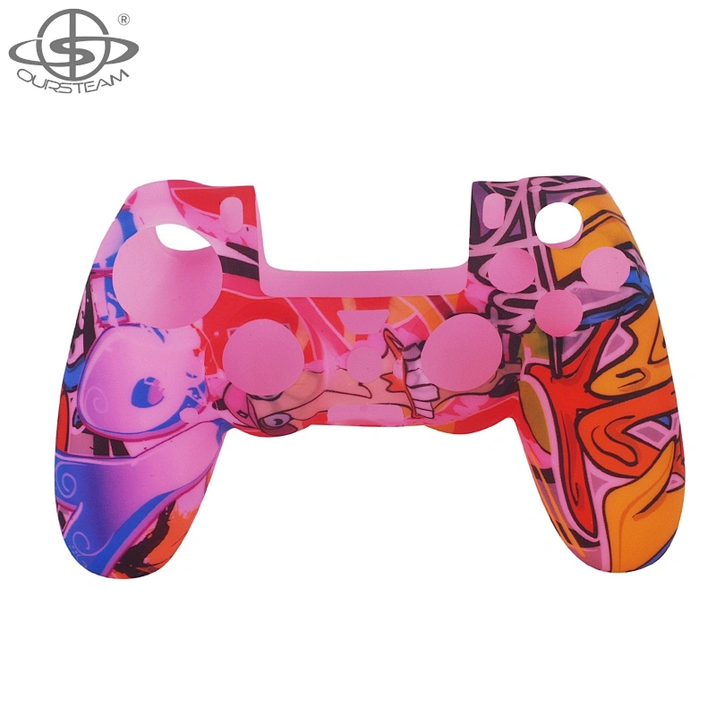 2023 Top Sale Custom Protections For PS4 Wireless Controller Sleeve Rubber Gel Soft Touch Silicone Case For Play Station 4