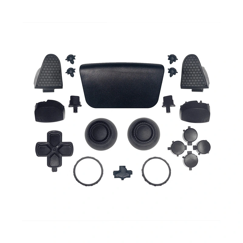 Touch Pad Shell Plastic for PS5 Controller Solid Black Controller Touchpad Cover For BDM-030 Model DIY Replacement