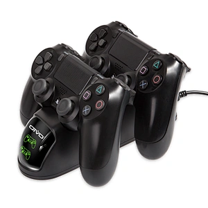 for PS4 Wireless Game Controller Durable With LED Display Dual Charging Dock Station with Indicators