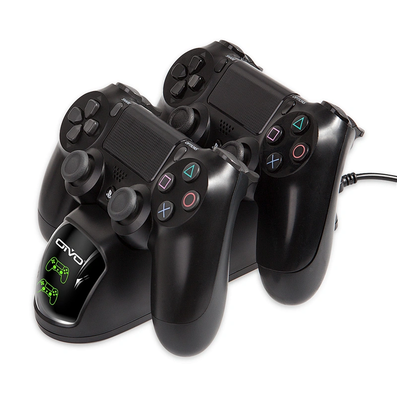 for PS4 Wireless Game Controller Durable With LED Display Dual Charging Dock Station with Indicators
