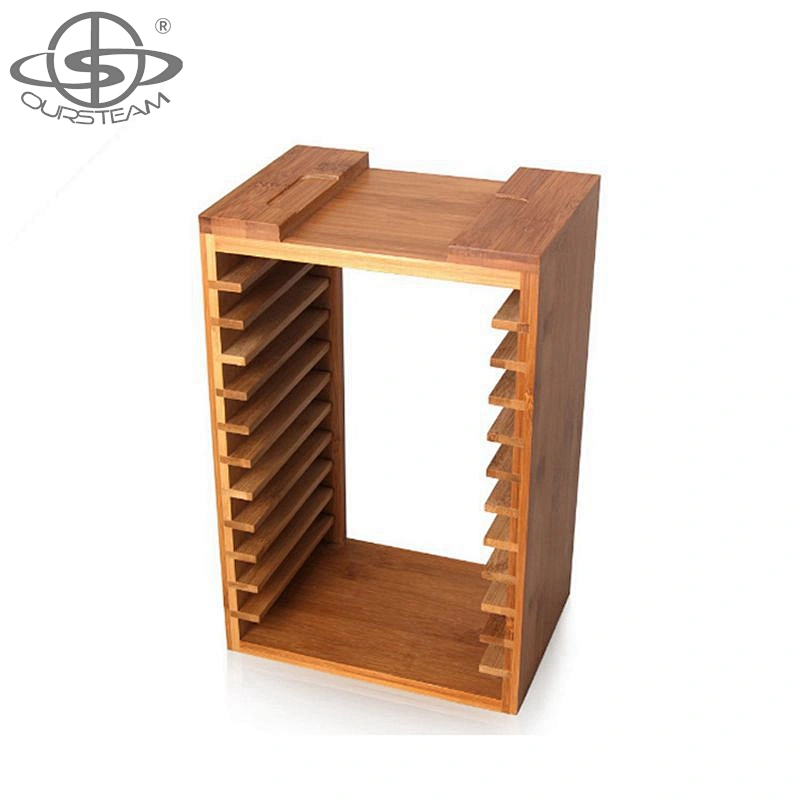 Bamboo Multifunction CD Storage Tower Stand Holder Shelf Kit for PS4