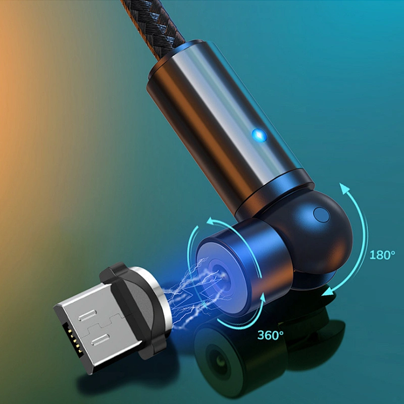 3 in 1 2M Type C Micro 8 Pin Magnetic Adapter USB Charging Cable for PS5 for PS4 Game Controller