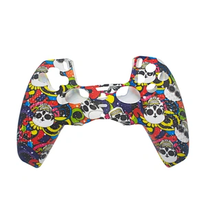 Manufacturer For PS5 Customized Silicone Case Front Back Side Smooth Silicone Case Grips Silicone Case For PS5 Controller