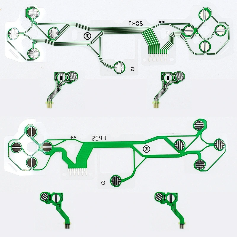 Cross Key Functional Film Buttons Ribbon Circuit Board for PS5 Controller Joystick Conductive Film Keypad Flex Cable PCB