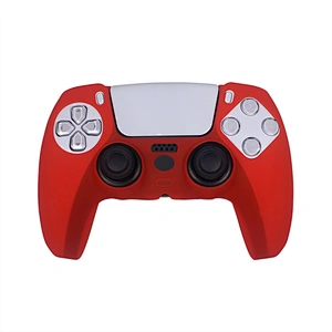 For Ps5 Solid Silicone case  Red Color  For Sony Playstation 5 Controller Silicone Case For Ps 5