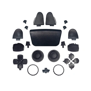 Touch Pad Shell Plastic for PS5 Controller Solid Black Controller Touchpad Cover For BDM-030 Model DIY Replacement