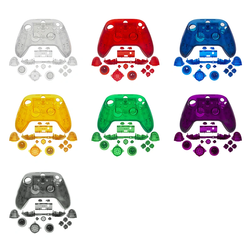 Game Controllers Joysticks Replacement Back Shell For Xbox Series X S Matte Replace Side Grips Battery Cover Microsoft S