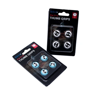 Cute Panda Custom Design For PS5 For PS4 Silicone Thumb Stick Grip Kits Analog Covers Joystick Button Protector For Game Pad