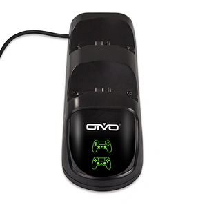 for PS4 Wireless Game Controller Durable With LED Display Dual Charging Dock Station with Indicators