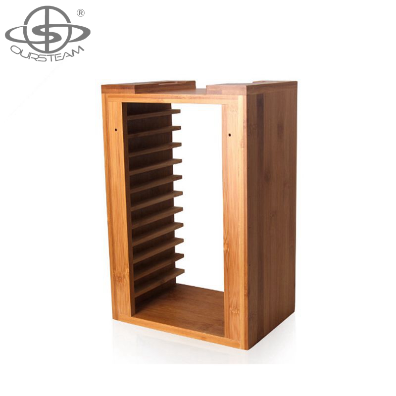 Bamboo Multifunction CD Storage Tower Stand Holder Shelf Kit for PS4