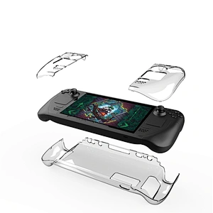 Manufacturer Wholesale Price Game Accessories PC Material Transparent Protective Case Cover For Steam Deck Game Pad