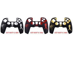 Wireless Controller Customized Laser Printing Silicone Case Cover Protect Silicone Skin Case for PS5