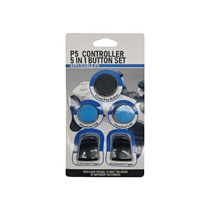 Game Joystick Extender Triggers Removable Thumbstick Button Kits Thumb Stick Grip Key Cap for PS5 Controller