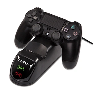for PS4 Wireless Game Controller Durable With LED Display Dual Charging Dock Station with Indicators