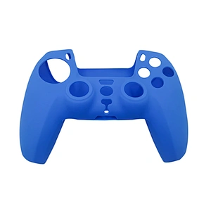 Soft Rubber Case For PS5 Wireless Controller Blue Pure Series Anti Slip Silicone Cover Skin For PS5 Controller