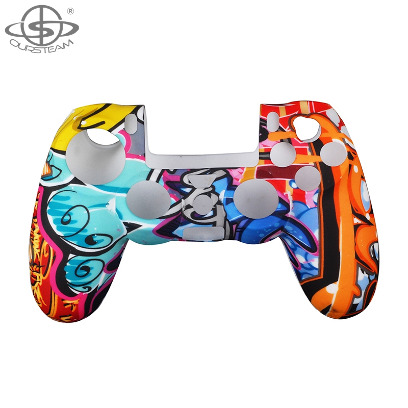 2023 Top Sale Custom Protections For PS4 Wireless Controller Sleeve Rubber Gel Soft Touch Silicone Case For Play Station 4