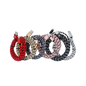 Durable Customized Portable 3M Muti-color Type C USB Data Charging Cable V 1.0 For PS4 For Xbox One Good Charging Accessories