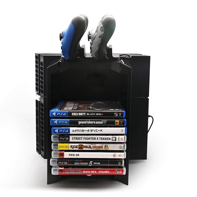 Hot selling Multifunction CD storage stand kit console shelf for PS4 Gaming Console