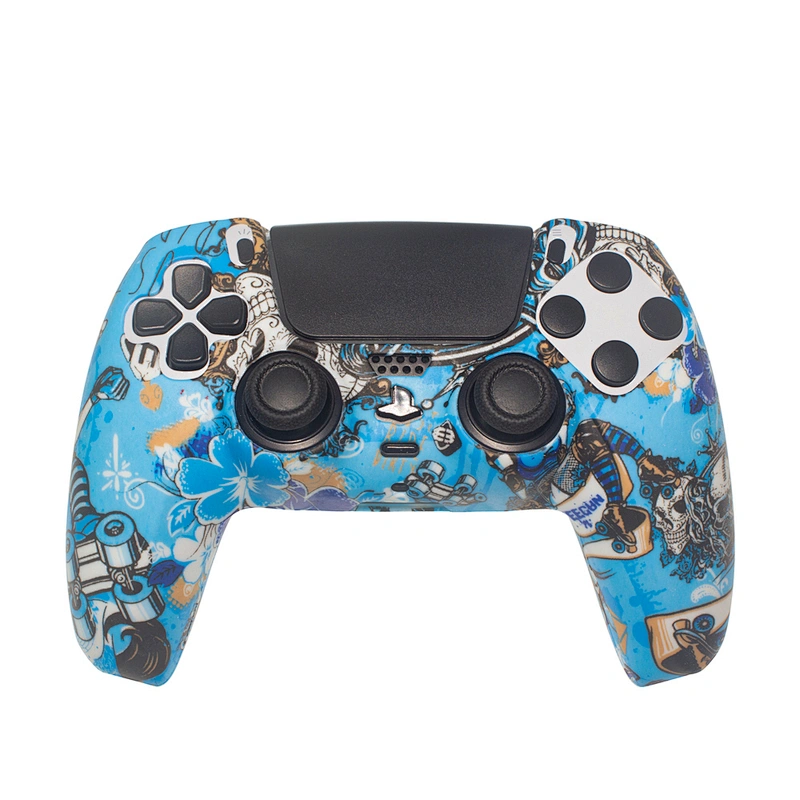 Custom Controller Silicone Case Anti-Slip Protective Cover Skin Soft Touch Case Protector for PS5 Controller