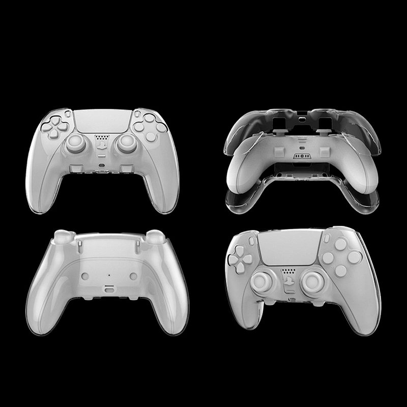 Anti-Scratch Crystal Case Protective Case Hard Shell Joystick Protector Dust Resistant For PS5 Edge Crystal Protective Case