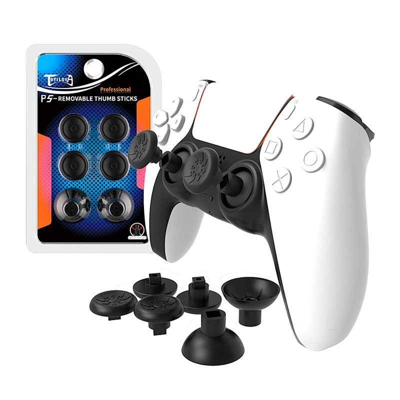 For PS5 Controller Buttons Thumb Stick Grips Buttons Accessories Soft Silicone Thumbstick Protective Joystick Cover