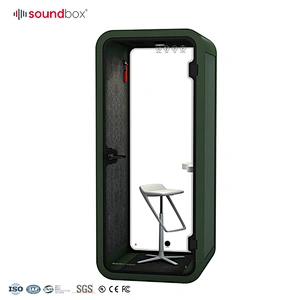 Open space soundproof office interpreter privacy booth