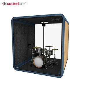 Acoustic privacy soundproof office phone workstation booth room