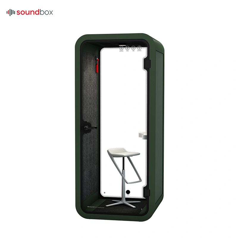 Indoor office meeting booth office phone booths with LED light