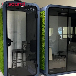 Fashion British London Cabinet Soundproof Phone Booth