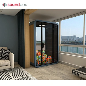 movable office fireproof meeting acoustic silence phone booth