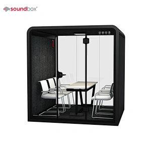 Movable silence sound proof acoustic booth for office meeting