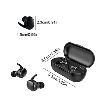 cheapest Shenzhen wireless earphones BT v5.0 y30 tws earbuds