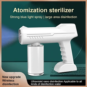 Wireless Disinfection nano mist sprayer gun Household Atomizer USB Charging Handheld Blue Light Steam Touch Screen
